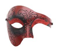 Générique Tissus Dentelle De Pour Hommes Et Femmes Danse Masques Chirurgicaux Blanc Enfant (D, One Size)