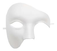 Générique Tissus Dentelle De Pour Hommes Et Femmes Danse Masques Chirurgicaux Blanc Enfant (White, One Size)