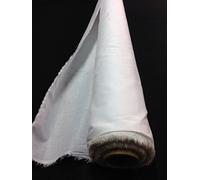 generique Tissus Toile Batiste Blanc 100% Coton au Metre en Largeur de 150 cm