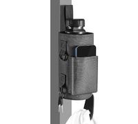 Générique Titan Mag Magnetic Gym Water Bottle Holder Bag, Strong 900D Oxford Fabric with Adjustable Strap & Multiple Pockets Gym BagsTitan (Grey)