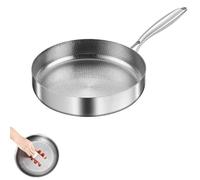 Générique Titan Pfanne, Titan bratpfanne,Verdickt, ultra-haltbar, Premium Uncoated Titanium Bratpfanne für die Küche Kochen (24CM)