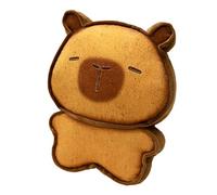 Générique Toast Plush - 17cm Capybara Stuffed Animal, Soft Short Plush Bread Doll Toy, Cute Cuddly Companion for Kids, Home Decor, Birthday and