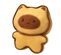 Générique Toast Plush - 17cm Capybara Stuffed Animal, Soft Short Plush Bread Doll Toy, Cute Cuddly Companion for Kids, Home Decor, Birthday and