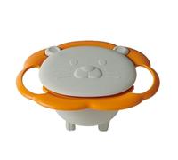 Générique Todddler Gyro Bowl |19x17x7cm Gyro Rotating Bowls - Spill-Proof Anti-Fall 360 Degrees Rotating Convenient Cleaning Gyroscopic Smooth Bowl For Girls Children Boys