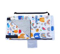 Générique Toddler Airplane Bed, Flight Seat Extender, Baby Travel Hammock, Soft Foldable Design, 17.32x31.1 inches, Compact Sleeping Solution, for Plane Trips, Cruises, Trains, Camping, Outdoors