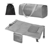 Générique Toddler Airplane Bed, Foot Rest Travel Mattress, Portable Sleeping Mat with Carry-on Duffel Bag for Kids Weekend Trips, Road Travel, Camping, Train, Car, Airplane Use, 30x17.01x0.98 in