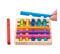Générique Toddler Stacking Toys - Toy de l'empileur Premium | Toys d'empilement de bâton Arc-en- | Activités d'apprentissage en éducation sensorielle en Bois réutilisable pour Les pour