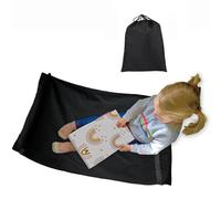 Générique Toddler Travel Bed, Portable Kids Sleeping Cot, Inflatable Aircraft Footrest, Lightweight Compact Design, Easy Set Up, for Planes, Trains Long Trips 31.1x17.32 inches