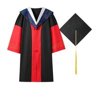 Générique Toge de Doctorat Tenue de Directeur de Thèse Costume de Cérémonie Toge de Licence Pour Adulte Tenue de Spectacle Pour Séance Photo de Diplôme Universitaire Vêtement de Cérémonie