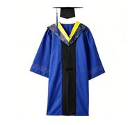 Générique Toge de Licence Toge de Master Robe de Cérémonie Pour Directeur de Thèse et Diplômé Doctoral Robe Universitaire Unisexe Pour Homme et Femme Master Étranger Déguisement Universitaire