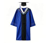 Générique Toge de Licence Toge de Master Robe de Cérémonie Pour Directeur de Thèse et Diplômé Doctoral Robe Universitaire Unisexe Pour Homme et Femme Master Étranger Déguisement Universitaire