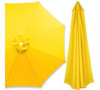 Générique Toile Auvent de Rechange pour Parasol de Terrasse 6/8 Baleines, 2.0 m, 3.0 m, 4.0 m, Housse épaisse pour Piscine, Rond Bâche de Parapluie, Anti-UV(Jaune,8 Baleines 230cm)