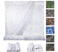 Générique Toile de Camouflage en Rouleau, Treillis de Jardin et Filet Militaire Grande Taille, pour Chasse, Brise-Vue, Décoration & Ombrage, Dimensions Fréquentes: 2x5 3x4 4x5 5x6m(4x20m)