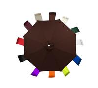 Générique Toile de rechange pour parasol 3.5m et4.0M8 baleines Auvent de remplacement pour parasol droit Anti-UV Livré sans mât