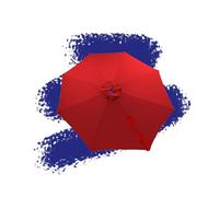 Générique Toile de rechange pour parasol 3.5m Polyester Imperméable et Anti-UV Pour 8baleines Pour parasol droit