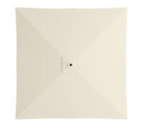 Générique Toile De Rechange Pour Parasol De Jardin Carré 2,0 X 2,0 M, Auvent De Remplacement Pour Parasol,résistante À La Décoloration (white,2X2.0M)