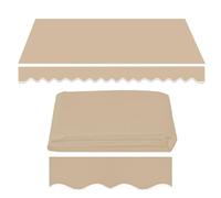 Générique Toile de Rechange Store banne,2/3/4/5/6/7m,Extérieur Tissu De Remplacement pour Auvent rétractable,Tissu De Rechange pour Store De Balcon,Toile D'Auvent pour Patio(Khaki,3.5x2m/11.5x6.5ft)