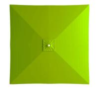 Générique Toile de Remplacement Parasol Carré 8 Baleines Tissu Résistant à la Décoloration et Imperméable (Lime green,2.5 * 2.5m)