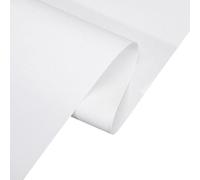 Générique Toile Peinture, Stretched Canvas Rouleau de Toile Mélange Coton et Lin for Peinture Huile Acrylique Blanc/Noir 0,57x5m Fournitures d'art(White Cotton)