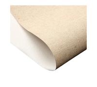 Générique Toile Peinture, Stretched Canvas Rouleau de Toile Mélange Coton et Lin for Peinture Huile Acrylique Blanc/Noir 0,57x5m Fournitures d'art(Linen Blend)
