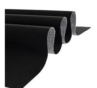 Générique Toile Peinture, Stretched Canvas Rouleau de Toile Mélange Coton et Lin for Peinture Huile Acrylique Blanc/Noir 0,57x5m Fournitures d'art(Black Cotton)