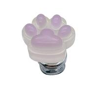 Générique Toilet Button Pusher, Glowing Cat Claw Design Helper Tool, Bathroom Accessory for Women with Long Nails, Ideal for Night Use, Hygiene, Home Restroom, Blue, Pink, Yellow, Purple