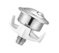 Générique Toilet Flush Button - ABS, Toilet Press, Replacement Tool | Hygienic Easy-Use Tank Pusher For Bathroom Upgrade, Home, Public Restrooms, Renovation Projects, Restroom Improvement