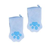 Générique toilettage Chat | 1 Paire réutilisable Double Face pour Accessoires de Soin du Chiot,Mitaines De Bain Séchantes pour Chiot,pour Maison, Voyage, Salon Animal, Pension