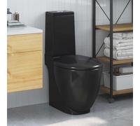 Générique Toilette en céramique Ronde Écoulement d'eau au Fond Noir,Quincaillerie,Plomberie,Équipements sanitaires,Toilettes & bidets,Toilettes,Noir,44KG,3059889