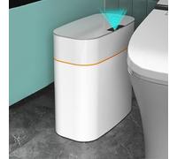 Générique Toilettenbehälter Mit Deckel, Automatischer - Automatischer Mülltonnen-Bewegungssensor | Badezimmer-Mülleimer Mit Deckel Für Küche, Schlafzimmer, Büro