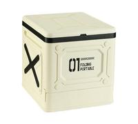 Générique Toilettes de Camping Portables - 11.65x13.11x11.89 Pouces Adultes Potty Pliant pour la commodité en Plein air, Les Toilettes Pliables avec Couvercle, idéal pour la Voiture, Le Bateau