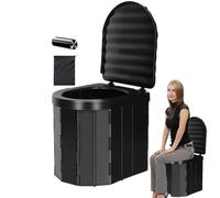 Générique Toilettes Pliantes Portables - Station d'Hygiène Mobile Boîte de Toilette Portable Terrain Annity Site | Bain de Camping Portable avec Sit est utile pour les Bateaux de Voyage en Plein Air