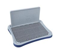 Générique Toilettes pour Chien avec Tapis d'apprentissage, Bac à Litière Portable D'intérieur, en Polypropylène Lavable, Bleu