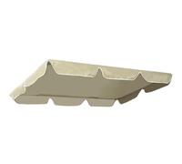Générique Toit de Rechange pour Balancelle de Jardin, Anti-UV Imperméable, Beige, 190x120x15cm