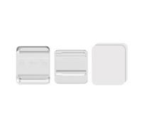 Générique Toll Pass Holder, Detachable Windshield Card Holder with Sliding Cover, ABS and PC Vehicle ETC Accessory for Secure Toll Pass Placement, Easy Adhesive Mount