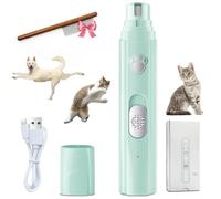 Générique Tondeuse à Pattes Furry Basics, tondeuses calmes pour Chats, Tondeuse Rechargeable étanche à Faible Bruit pour Animaux de Compagnie, meuleuse à Ongles Heusom Silent Pro pour Chiens (Vert)