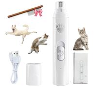 Générique Tondeuse à Pattes Furry Basics, tondeuses calmes pour Chats, Tondeuse Rechargeable étanche à Faible Bruit pour Animaux de Compagnie, meuleuse à Ongles Heusom Silent Pro pour Chiens (Blanc)