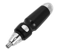 Générique Tondeuse à Poils de Nez Électrique sans Piles Moteur Puissant 2W Tête Ronde Sécurisée 360° Capture Design Noir Ergonomique Épilateur Précis pour Usage Nasal Quotidien Longue