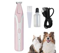 Générique Tondeuse à Poils pour Chien - Tondeuse électrique sans Fil, Rechargeable USB, étanche - Kit de toilettage canin | pour Poils des Oreilles, Corps, Pattes, Toilettage à Domicile pour Chiot,