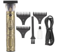 Générique Tondeuse Cheveux Électrique USB Rechargeable avec Têtes de Coupe Précises et Moteur Puissant pour Salon et Usage Personnel Design Rétro Bouddha Kit Complet avec Peignes de