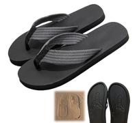 Générique Tongs à doigt d'honneur sandales de plage amusantes (Gray,45)