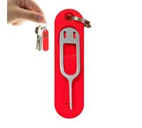 Générique Tool - Needle Opener Card Removers, SIiM Card Tray Eject Pin, Tray Opening Tool With Detachable Keychain Charm For Smartphones, Tablets, Devices, Convenient Portable Removal A