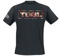 Générique Tool Parabola Logo Homme T-Shirt Manches Courtes Noir L, 100% Coton, Regular/Coupe Standard
