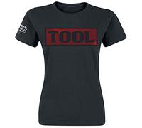 Générique Tool Shaded Box Femme T-Shirt Manches Courtes Noir S 100% Coton Regular/Coupe Standard