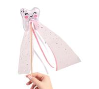 Générique Tooth Fairy Wand - Soft Non Woven Performance Prop, Childrens Costume Accessory, Top Parts, Kids Boys Girls Teens Kindergarten Birthday School Nursery Cosplay, Fantasy Play, Stage Theater