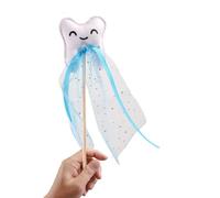 Générique Tooth Fairy Wand - Soft Non Woven Performance Prop, Childrens Costume Accessory, Top Parts, Kids Boys Girls Teens Kindergarten Birthday School Nursery Cosplay, Fantasy Play, Stage Theater