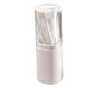 Générique Toothbrush Case, Portable Brush Holder, 2.56x2.36in Mouthwash Cup Container, Draining Storage Design, Compact Leakproof Build for Airport, Dorm, Camping Trips