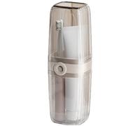 Générique Toothbrush Case, Toothbrush Container, 7.87x2.72 inches Eco Friendly Secure Toothpaste Organizer, Portable Holder for Bathroom, Hotel, Dorm, Travel, Camping and Shower