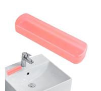 Générique Toothbrush Holder Travel, Portable Brush Toothpaste Case, 8.27x2.17x1.38 inch, Hygienic Multi-Use Organizer, Sturdy Compact Design, Leakproof Storage Box for Bathroom, RV, Camping