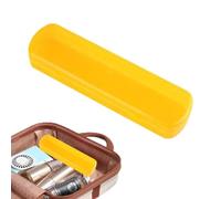 Générique Toothbrush Holder, Travel Toothbrush Case, Portable Brush Organizer, Waterproof Leakproof Storage, Compact Snap Closure, Bathroom Camping Road Trip, 8.27x2.17x1.38